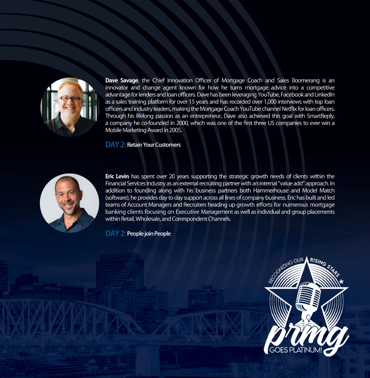 PRMG Leadership Conference 2022 - Guest Speakers Cont'd