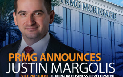 PRMG Announces Justin Margolis as Vice President of Non-QM Business Development