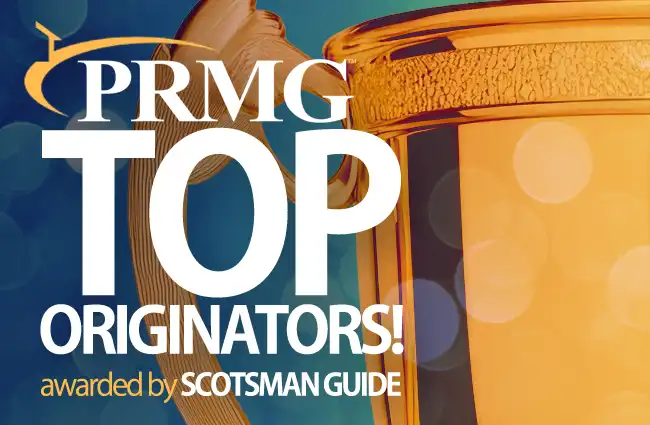 PRMG Awarded Top Originator by Scotsman Guide