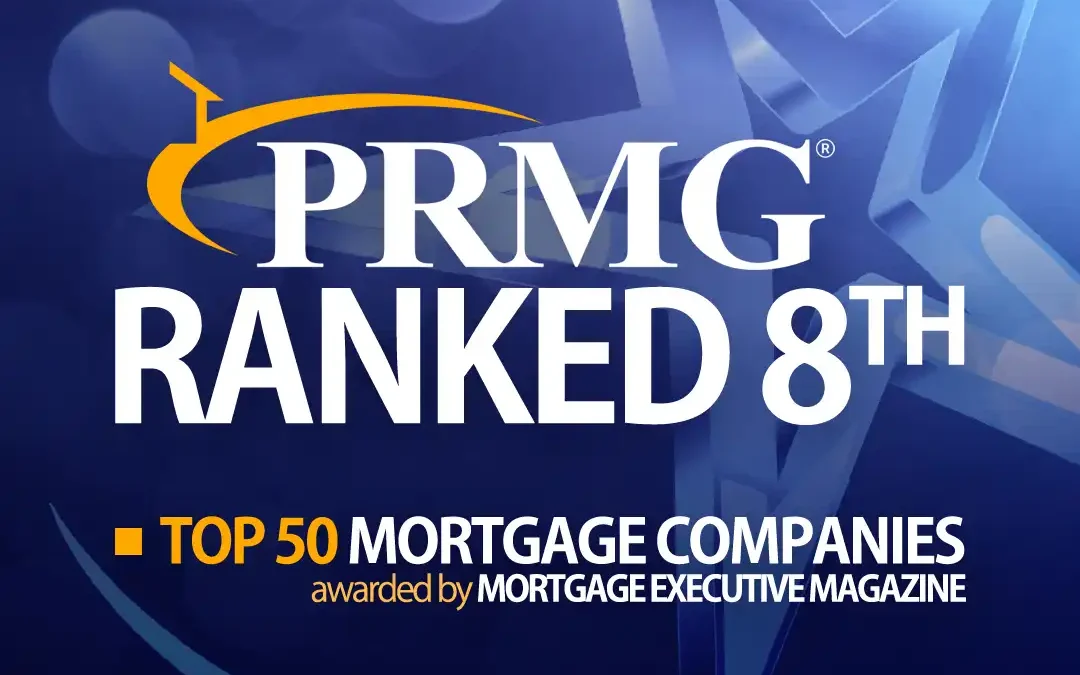 PRMG Ranked 8th Top 50 Mortgage Companies
